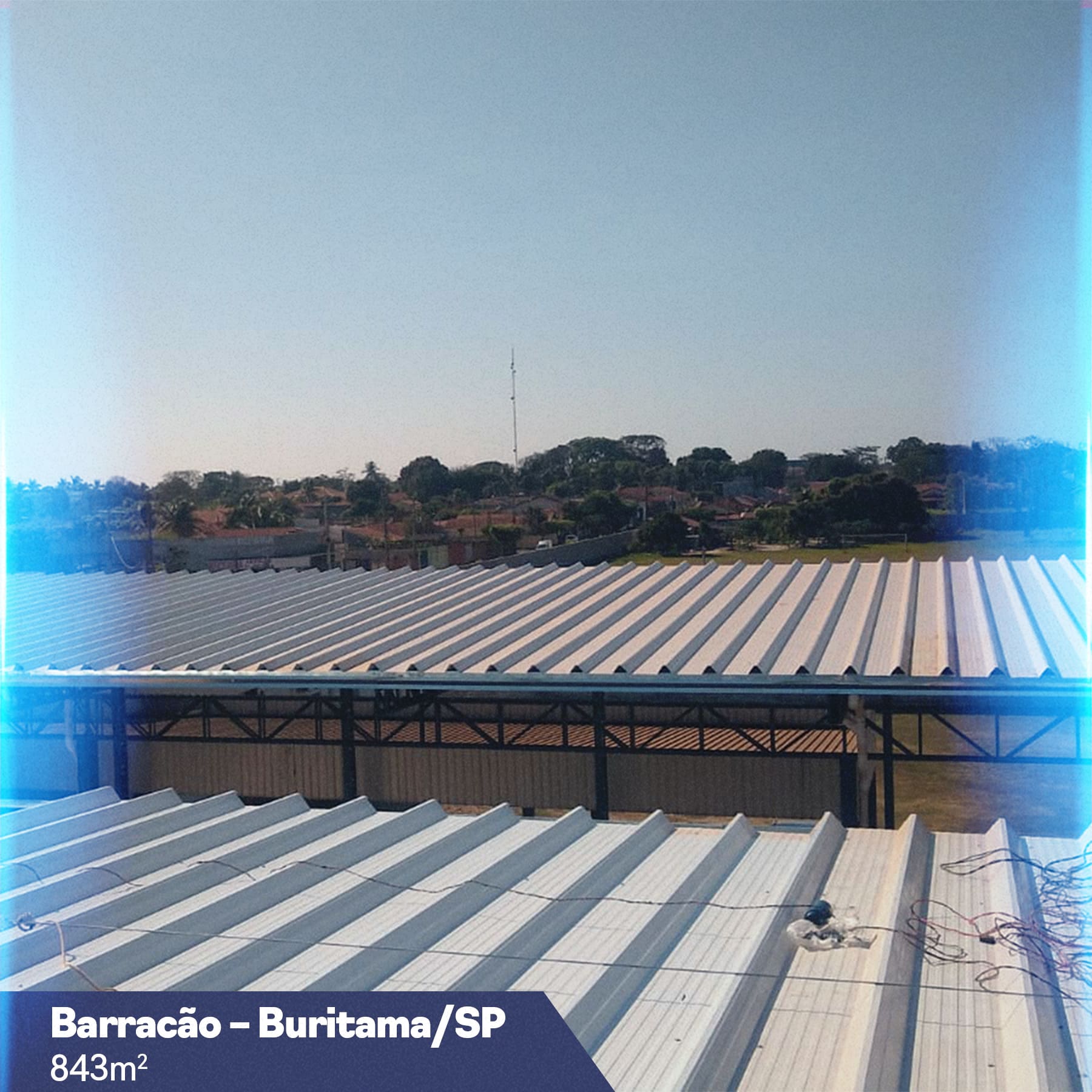 Construção de Barracão em Estrutura Metálica – Buritama