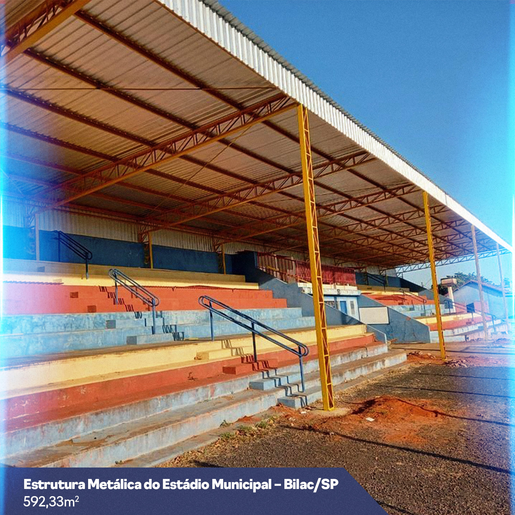 Estrutura Metálica Estádio Municipal – Bilac