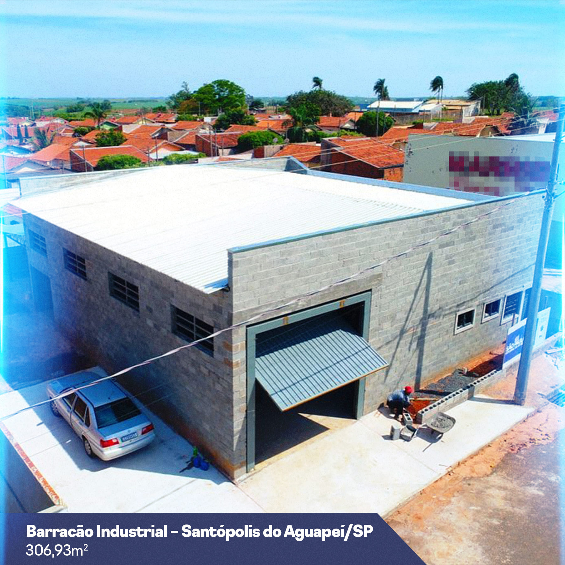 Construção do Barracão Industrial – Santópolis do Aguapeí